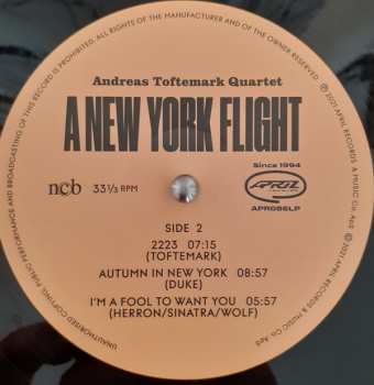 LP Andreas Toftemark Quartet: A New York Flight 