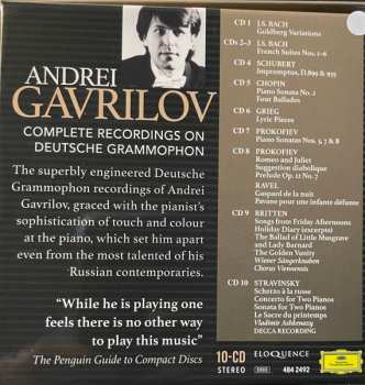 10CD/Box Set Andrei Gavrilov: Complete Recordings On Deutsche Grammophon
