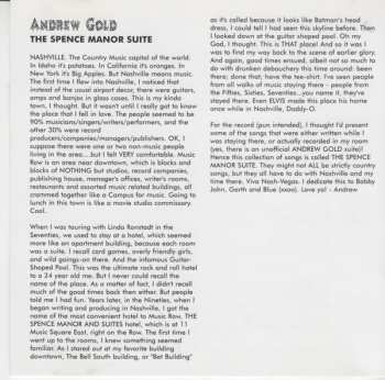 CD Andrew Gold: The Spence Manor Suite