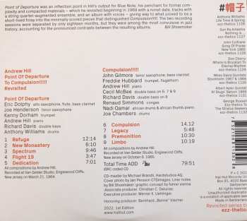 CD Andrew Hill: Point Of Departure To Compulsion!!!!! Revisited