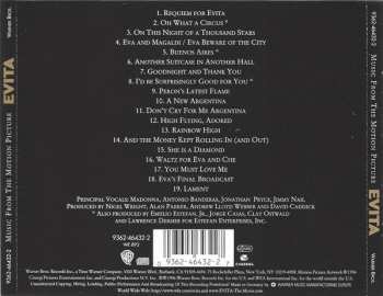 CD Andrew Lloyd Webber: Evita (Music From The Motion Picture)