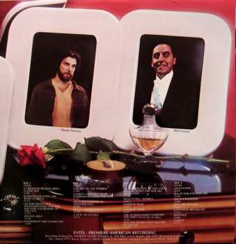 2LP Andrew Lloyd Webber: Evita: Premiere American Recording