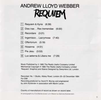 CD Andrew Lloyd Webber: Requiem