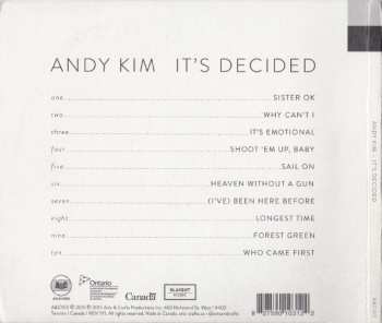 CD Andy Kim: It's Decided