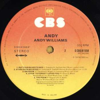 LP Andy Williams: Andy