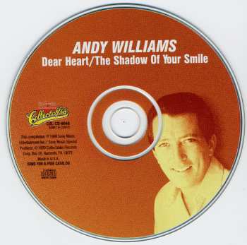 CD Andy Williams: Dear Heart / The Shadow Of Your Smile