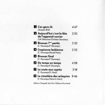 CD Ange: Le Cimetière Des Arlequins