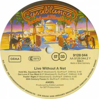 2LP Angel: Live Without A Net