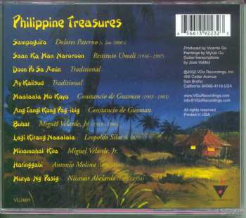 CD Angelo Favis: Philippine Treasures - A Collection Of Favorite Songs, Volume 1