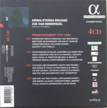 4CD/Box Set Anima Eterna: Schubertiade 'Du Holde Kunst, Ich Danke Dir'