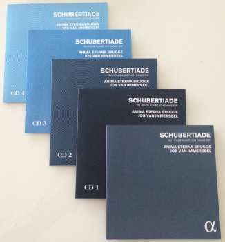 4CD/Box Set Anima Eterna: Schubertiade 'Du Holde Kunst, Ich Danke Dir'