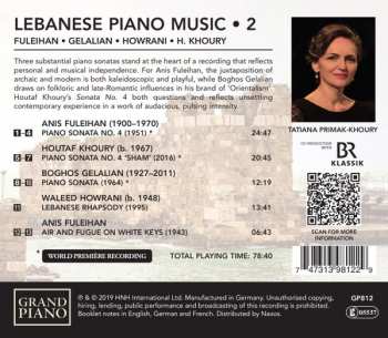 CD نيسم جلال: Lebanese Piano Music - 2