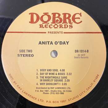 LP Anita O'day: Anita O'Day