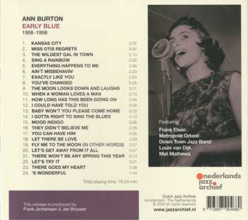 CD Ann Burton: Early Blue 1958-1968