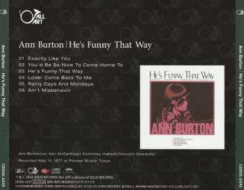 CD Ann Burton: He's Funny That Way