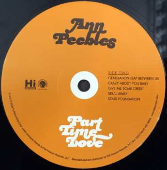 LP Ann Peebles: Part Time Love