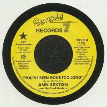 Album Ann Sexton: You've Been Gone Too Long / I Had A Fight With Love