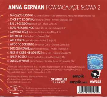 CD Anna German: Powracające Słowa 2
