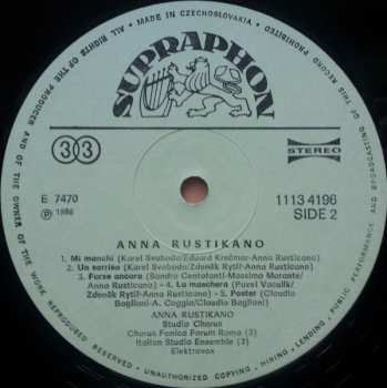 LP Anna Rusticano: Anna Rustikano