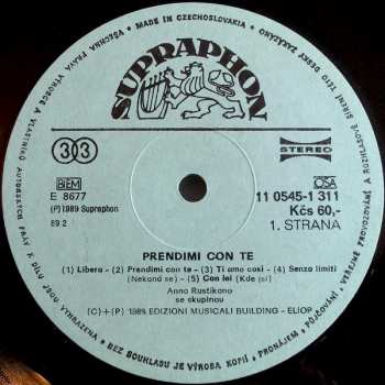 LP Anna Rusticano: Prendimi Con Te