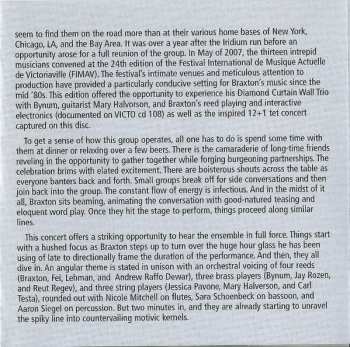 CD Anthony Braxton: 12+1tet (Victoriaville) 2007