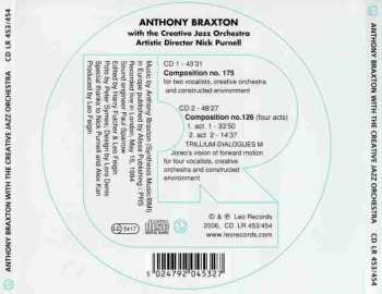 2CD Anthony Braxton: Composition No. 175,  Composition No. 126 Trillium-Dialogues M