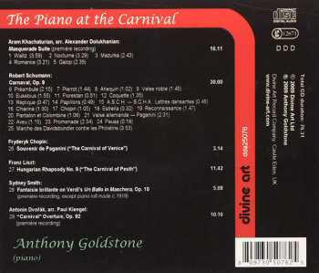 CD Anthony Goldstone: The Piano at the Carnival