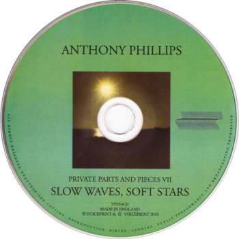 2CD Anthony Phillips: Private Parts And Pieces VII & VIII (Slow Waves, Soft Stars & New England)