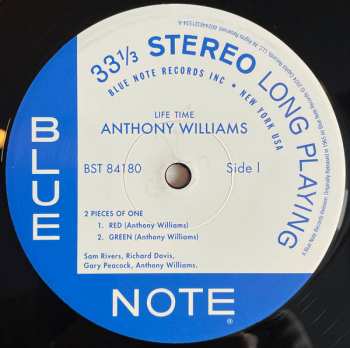 LP Anthony Williams: Life Time