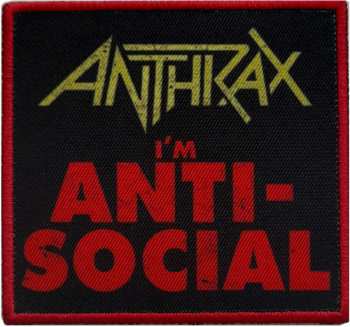 Merch Anthrax: Patch Anti-social