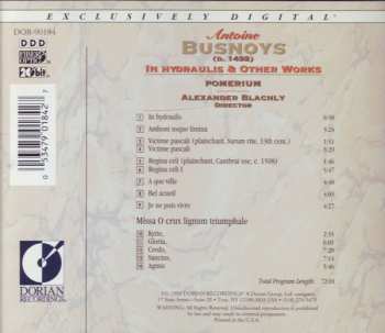 CD Antoine Busnois: In Hydraulis & Other Works