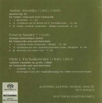 SACD Pyotr Ilyich Tchaikovsky: Musique Romantique – Violine, Viola & 2 Violoncelli
