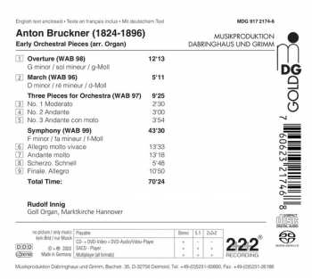 SACD Anton Bruckner: Early Orchestral Pieces (Arr. Organ)