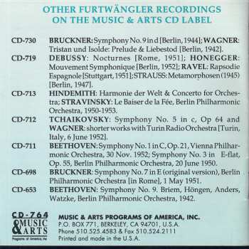 CD Wiener Philharmoniker: Symphony No. 8 In C (Version By Furtwangler Based On The Haas Edition)