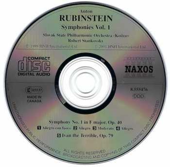 CD Anton Rubinstein: Symphonies Vol. 1: Symphony No. 1 • Ivan The Terrible