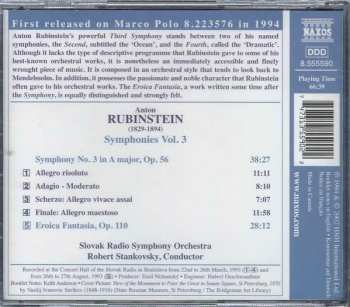 CD Slovak Radio Symphony Orchestra: Symphony No. 3 • Eroica Fantasia