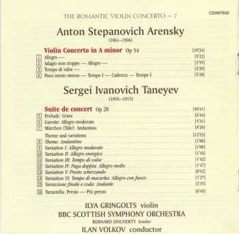 CD Ilya Gringolts: Violin Concerto In A Minor, Op 54 • Suite De Concert, Op 28