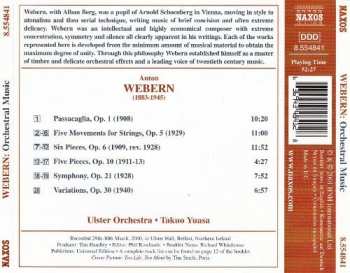 CD Anton Webern: Passacaglia / Symphony / Five Pieces