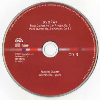 4CD/Box Set Antonín Dvořák: Chamber Works - Piano Quartets & Quintets - String Quintets & Sextet