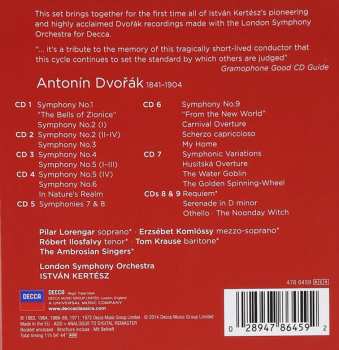 9CD/Box Set Antonín Dvořák: Complete Symphonies · Tone Poems · Overtures · Requiem