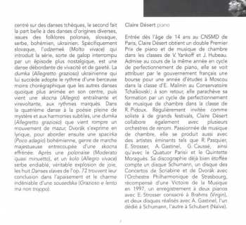 CD Antonín Dvořák: Danses Slaves Opus 46 Et 72