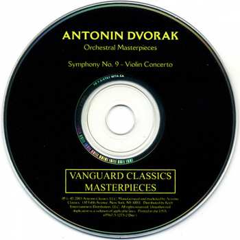 2CD Antonín Dvořák: Orchestral Masterpieces