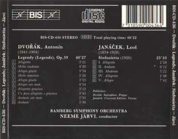 CD Antonín Dvořák: Dvořák: Legends • Janáček: Sinfonietta