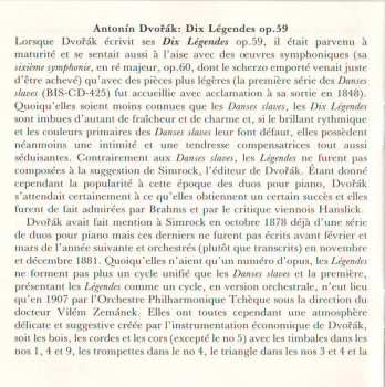 CD Antonín Dvořák: Dvořák: Legends • Janáček: Sinfonietta