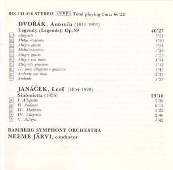 CD Antonín Dvořák: Dvořák: Legends • Janáček: Sinfonietta