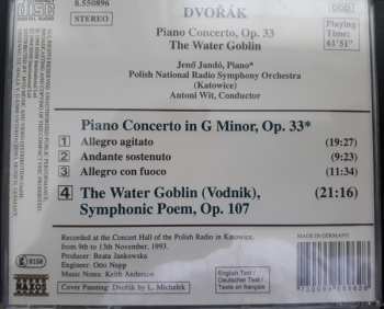 CD Antonín Dvořák: Piano Concerto, Op. 33; The Water Goblin