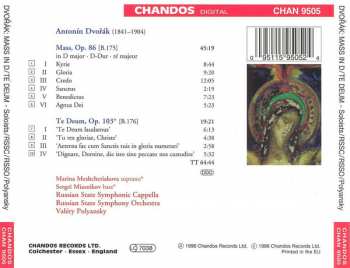 CD Antonín Dvořák: Mass In D Major • Te Deum