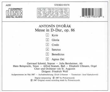 CD Antonín Dvořák: Messe In D-Dur, Op. 86