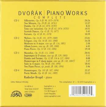 4CD/Box Set Antonín Dvořák: Piano Works Complete