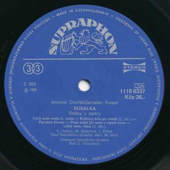 LP Antonín Dvořák: Rusalka (Výběr Scén)